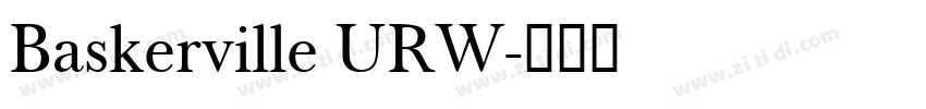 Baskerville URW字体转换